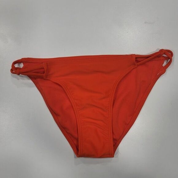 NWT Xhilaration Orange Mesh Bikini Set - Picture 9 of 12